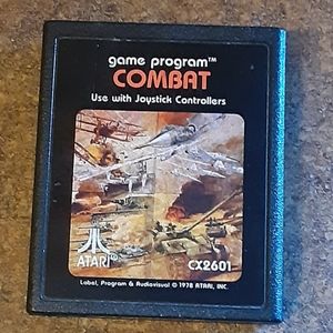 Vintage 1978 Atari 2600 Combat Game Cartridge - VG